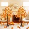 2 Pack Artificial Lighted Maple Tree Tabletop Decor - 4FT 100LED